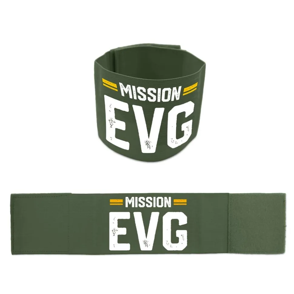 BRASSARD ÉLASTIQUE EVG 9CM VERT