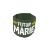 BRASSARD ÉLASTIQUE FUTUR MARIÉ 9CM KAKI