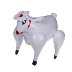BREBIS GONFLABLE 41X30X68CM BLANC