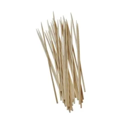 250 BROCHETTES BOIS BAMBOU BIO Ø3MM 25CM NATUREL