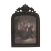 CADRE BAROQUE SQUELETTE DANSE RÉSINE 35.5CM NOIR