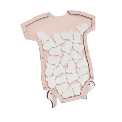 CADRE BODY AVEC 24 PIÈCES 25X24.4CM ROSE