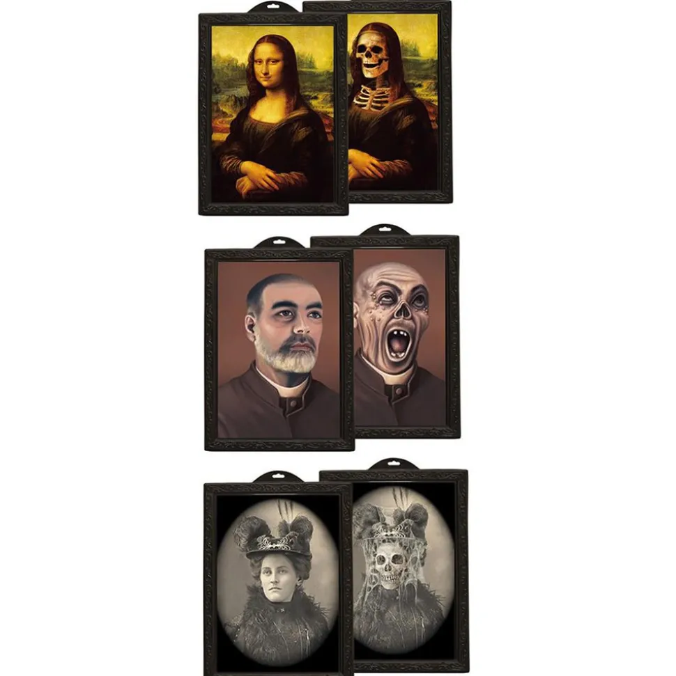 CADRE PORTRAIT LENTICULAIRE HALLOWEEN 25X38CM