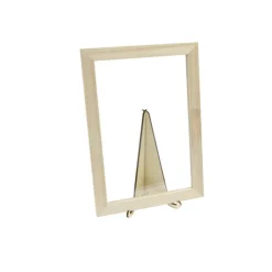 CADRE TRANSPARENT LIVRE D'OR SOCLE 35X25CM NATUREL