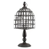 CAGE À OISEAUX PRISONNIER DÉCO MÉTAL 51CM NOIR