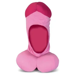 CAGOULE HUMOUR TÊTE DE GLAND ROSE ADULTE