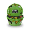 75 CAISSETTES CUPCAKE MUFFIN JEUX VIDÉO 5X3.2CM