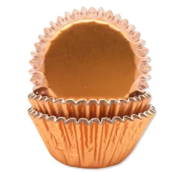 45 CAISSETTES CUPCAKE OR ROSE 4.8X3.2CM