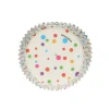 48 CAISSETTES À CUPCAKES CONFETTIS