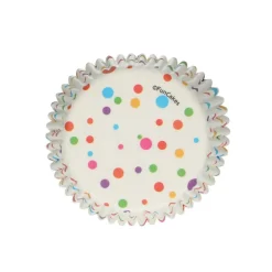48 CAISSETTES À CUPCAKES CONFETTIS