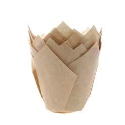 36 CAISSETTES MUFFIN PAPIER 8X5CM KRAFT