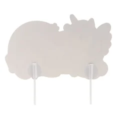CAKE TOPPER EN PAPIER LICORNE 17.5X15CM
