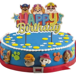 CAKE TOPPERS EN PAPIER PAT'PATROUILLE 17.5X15CM