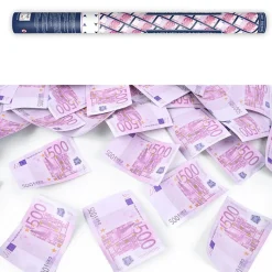 CANON À CONFETTIS BILLET DE 500  60 CM