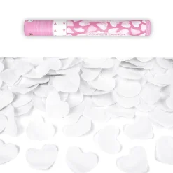 CANON À CONFETTIS CUR BLANC 40CM
