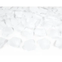 CANON À CONFETTIS PÉTALE BLANCHE 40CM