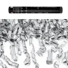 CANON À CONFETTIS SERP MÉTAL ARGENT 40CM