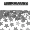 CANON À CONFETTIS ÉTOILE ARGENT 40CM