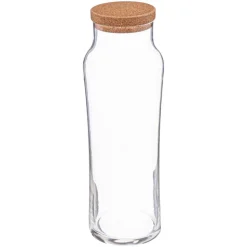 CARAFE SLIM VERRE COUVERCLE LIEGE 1L