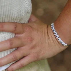 CARTON BRACELET DEMANDE MARRAINE 8.5CM BLEU