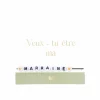 CARTON BRACELET DEMANDE MARRAINE 8.5CM VERT