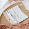 CARTON BRACELET DEMANDE MARRAINE 8.5CM ROSE
