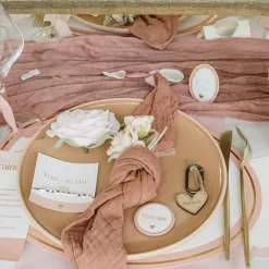 CARTON BRACELET DEMANDE MARRAINE 8.5CM ROSE