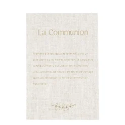 10 CARTONS COMMUNION DÉFINITION 9X13.5CM LIN