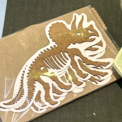 4 CARTONS INVITATION DINOSAURE ENVELOPPES 15X9CM