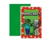 6 CARTONS INVITATION MINECRAFT 9X14CM VERT