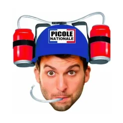 CASQUE DE CHANTIER ANTI-SOIF PICOLE NATIONALE BLEU