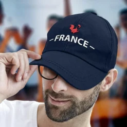 CASQUETTE BLEUE COCORICO FRANCE SUPPORTER ADULTE
