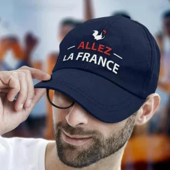 CASQUETTE BLEUE COCORICO FRANCE SUPPORTER ADULTE