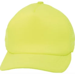CASQUETTE CAMIONNEUR ANNÉES 80 JAUNE FLUO ADULTE