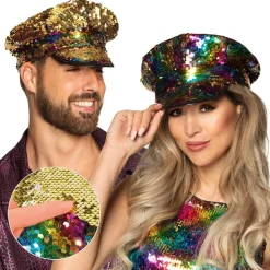 CASQUETTE CAPITAINE RAINBOW RÉVERSIBLE