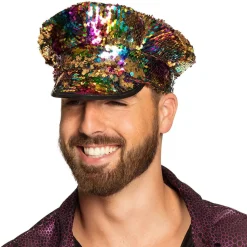 CASQUETTE CAPITAINE RAINBOW RÉVERSIBLE