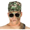 CASQUETTE MILITAIRE POLYESTER CAMOUFLAGE ADULTE