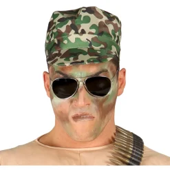 CASQUETTE MILITAIRE POLYESTER CAMOUFLAGE ADULTE
