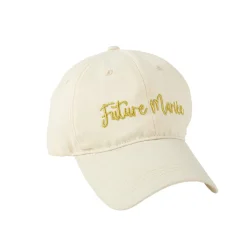 CASQUETTE POLYESTER CRÈME FUTURE MARIÉE ADULTE