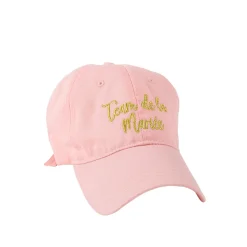 CASQUETTE POLYESTER ROSE TEAM DE LA MARIÉE ADULTE