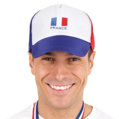 CASQUETTE SUPPORTER DRAPEAU FRANCE ADULTE