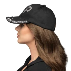 CASQUETTE VIP CLOUS POLYESTER NOIR ADULTE