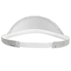 CASQUETTE VISIÈRE FACETTES DISCO ARGENT ADULTE