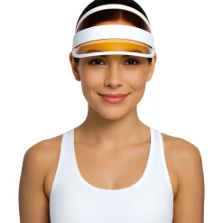 CASQUETTE VISIÈRE ORANGE ADULTE