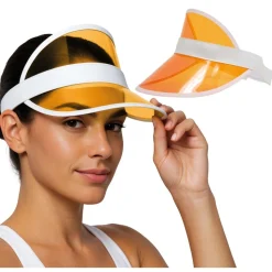CASQUETTE VISIÈRE ORANGE ADULTE