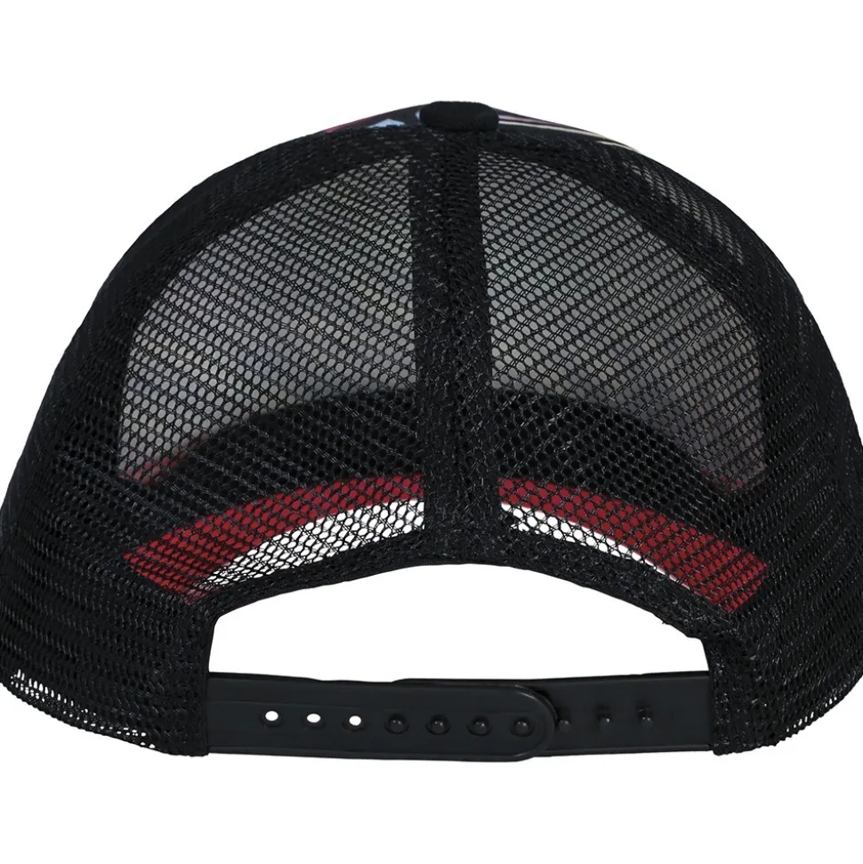 CASQUETTE ZÉBRÉ ANNÉES 80 MULTICOLORE FEMME