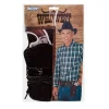 CEINTURE HOLSTER COW-BOY WESTERN 110CM MARRON