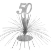 CENTRE DE TABLE 50 ANS ARGENT