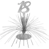 CENTRE DE TABLE 18 ANS ARGENT