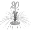 CENTRE DE TABLE 20 ANS ARGENT